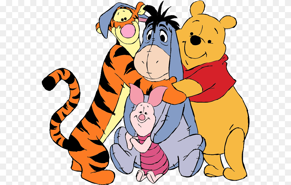 Winnie The Pooh And Friends Clipart, Cartoon, Baby, Person, Face Free Transparent Png