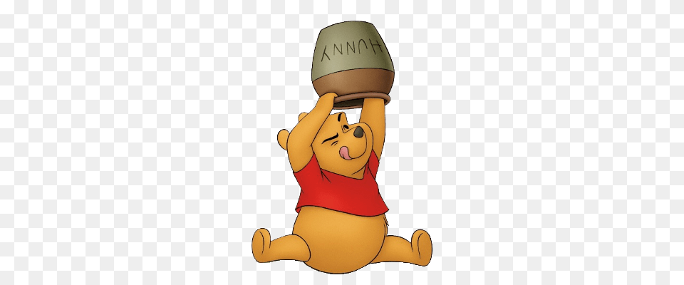 Winnie The Pooh And Honey Pot, Baby, Person, Cartoon Png