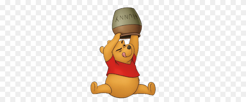 Winnie The Pooh And Honey Pot, Baby, Person, Cartoon Free Transparent Png