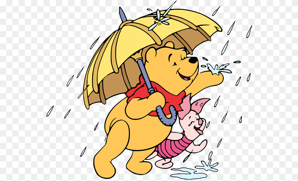 Winnie The Pooh And Piglet Rain, Baby, Person, Face, Head Png