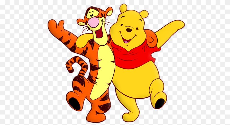 Winnie The Pooh And Tiger Cartoon Gallery, Animal, Bear, Mammal, Wildlife Free Png Download