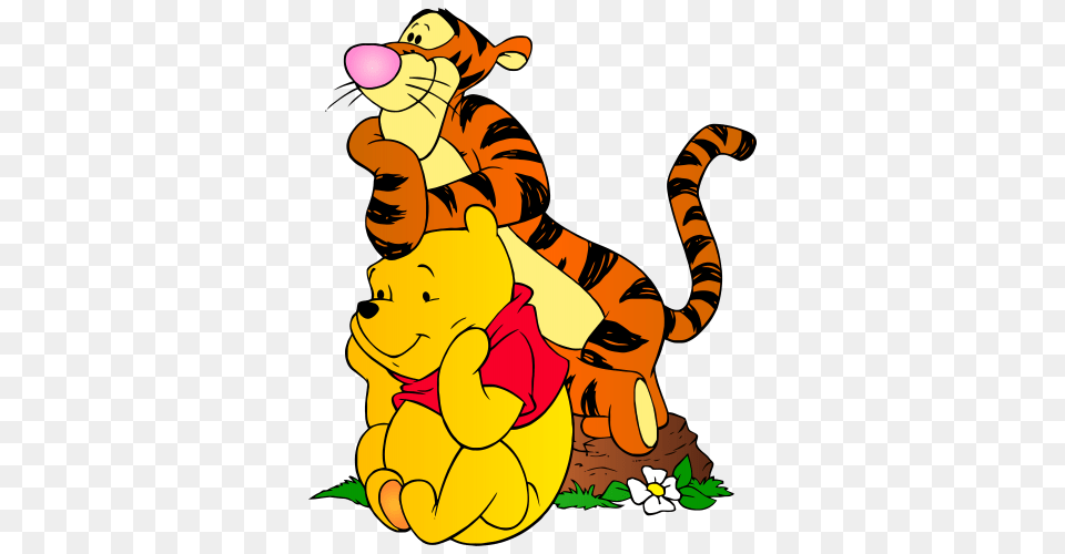 Winnie The Pooh And Tigger Clip Art, Cartoon, Baby, Person, Face Png Image