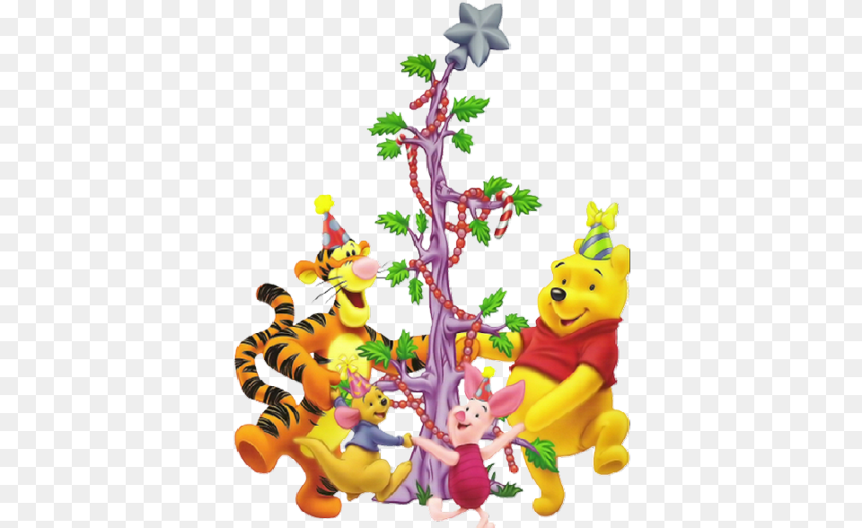 Winnie The Pooh Celebration Free Png Download