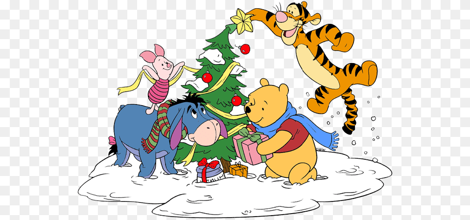 Winnie The Pooh Christmas Clip Art Disney Clip Art Galore, Animal, Bear, Mammal, Wildlife Png