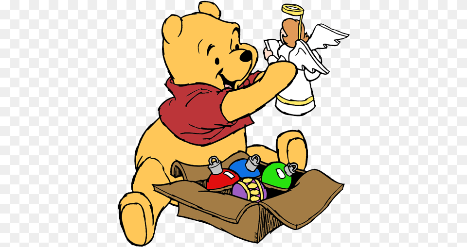 Winnie The Pooh Christmas Clip Art Disney Galore Winnie The Pooh X Mas, Baby, Person Free Png Download
