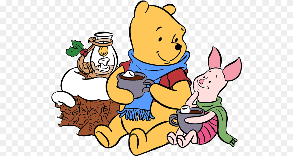 Winnie The Pooh Christmas Clip Winnie The Pooh And Piglet, Cartoon, Baby, Person, Face Png Image