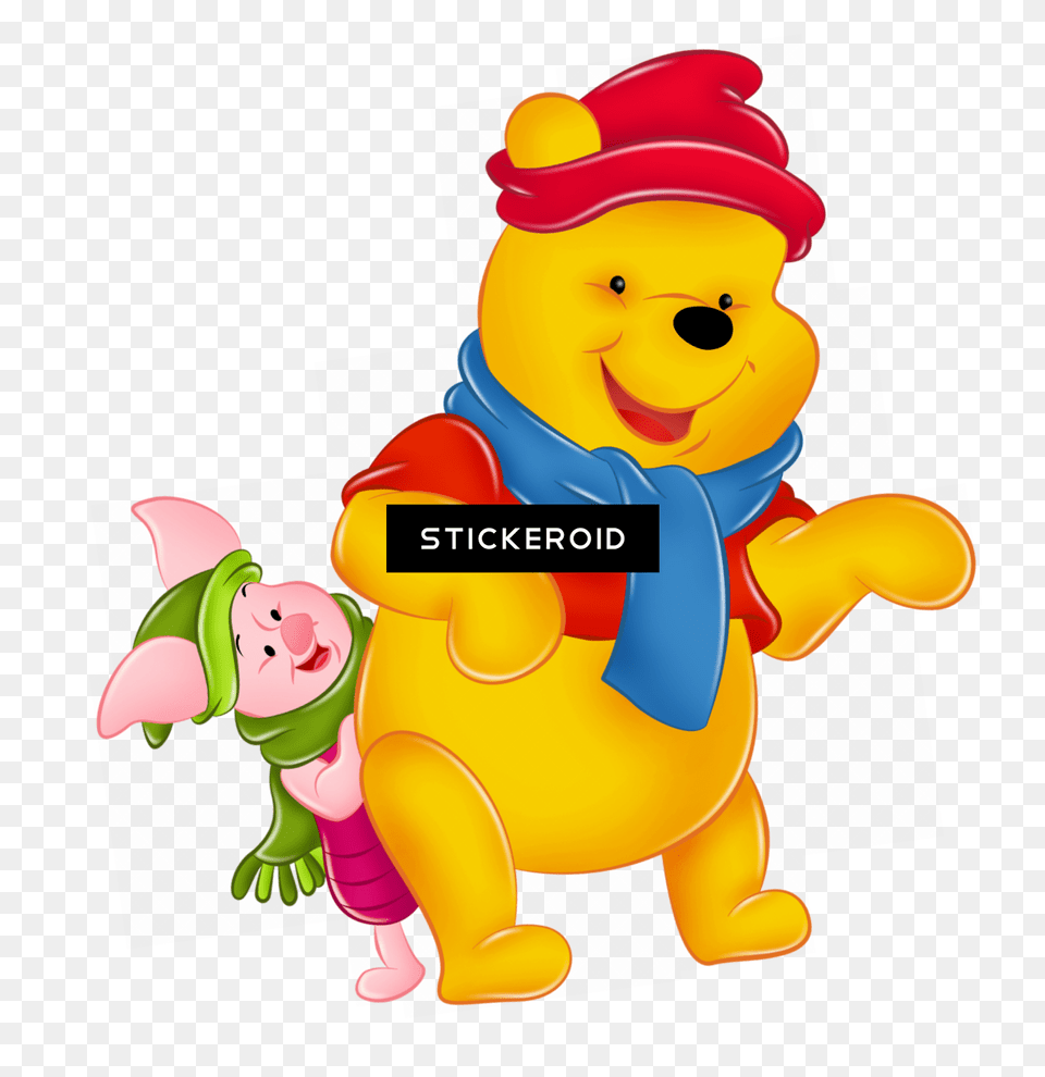 Winnie The Pooh Christmas Clipart Winnie The Pooh With Hat, Baby, Person Png