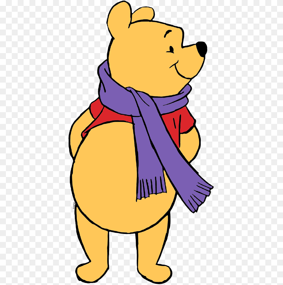 Winnie The Pooh Clip Art, Baby, Person, Clothing, Scarf Free Png