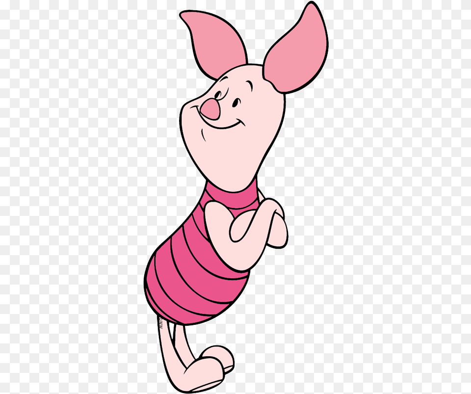 Winnie The Pooh Clipart Cute Baby Pig Winnie The Pooh Piglet Clipart, Cartoon, Person, Face, Head Png