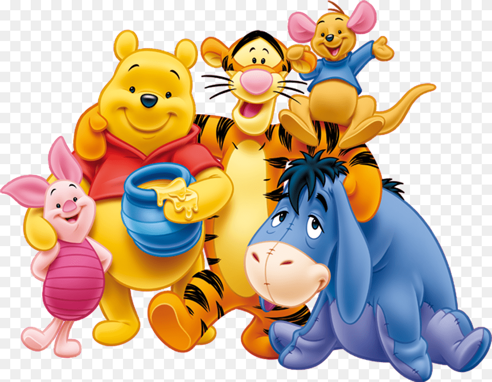 Winnie The Pooh Crew Free Png