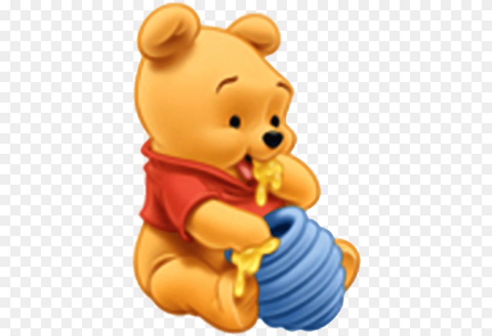 Winnie The Pooh Download Baby Winnie The Pooh Cartoon, Cream, Dessert, Food, Ice Cream Free Png