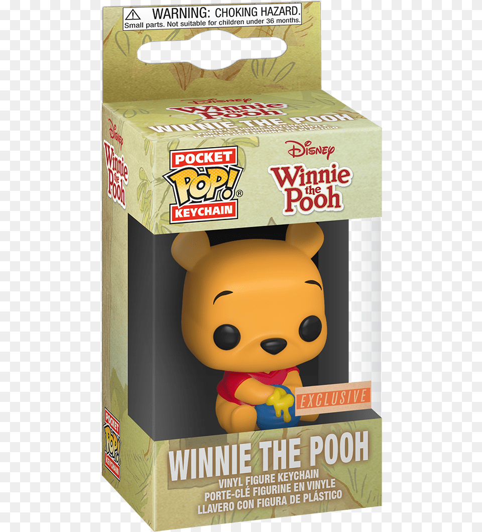 Winnie The Pooh Exclusive Pocket Pop Keychain, Box, Cardboard, Carton, Toy Free Transparent Png