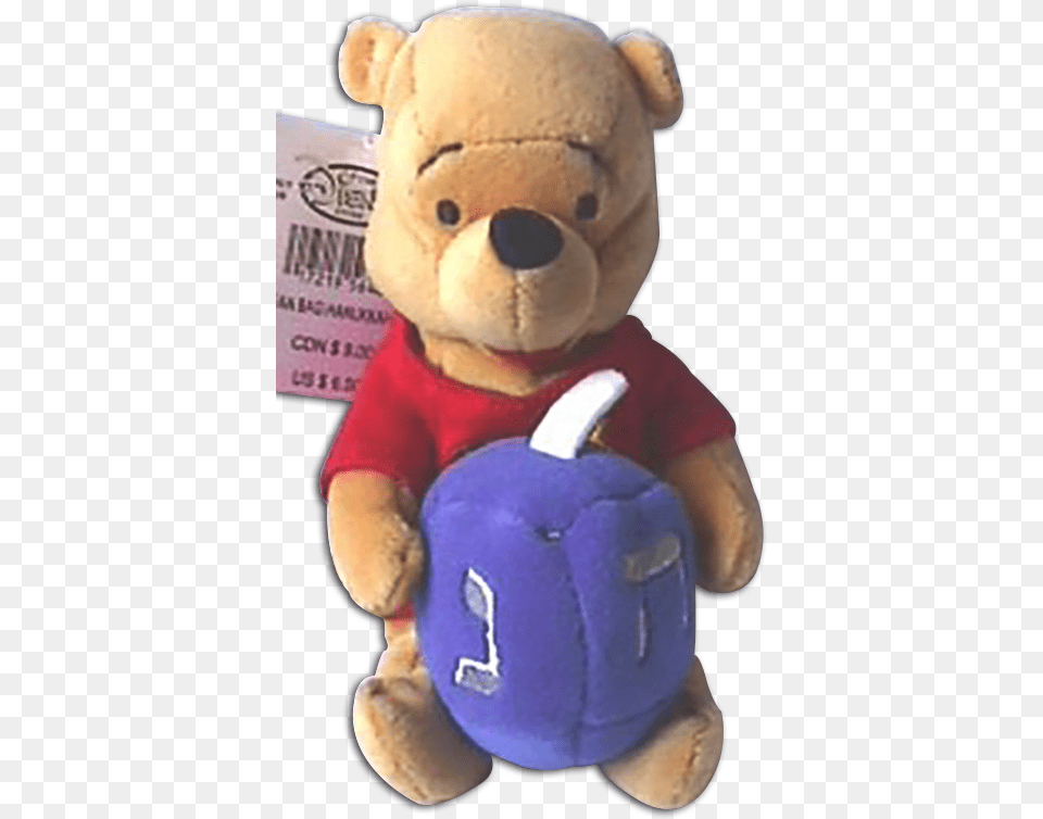 Winnie The Pooh Hanukkah Plush Disney Store Stuffed Teddy Bear, Toy, Teddy Bear Png Image