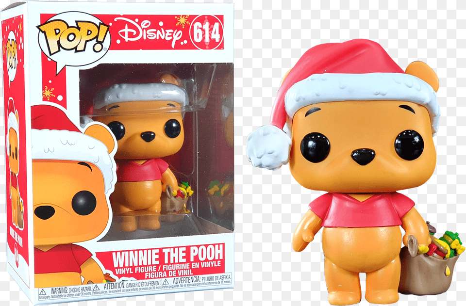 Winnie The Pooh Holiday Funko Pop Vinyl Figure Winnie The Pooh Holiday Pop, Toy, Face, Head, Person Png