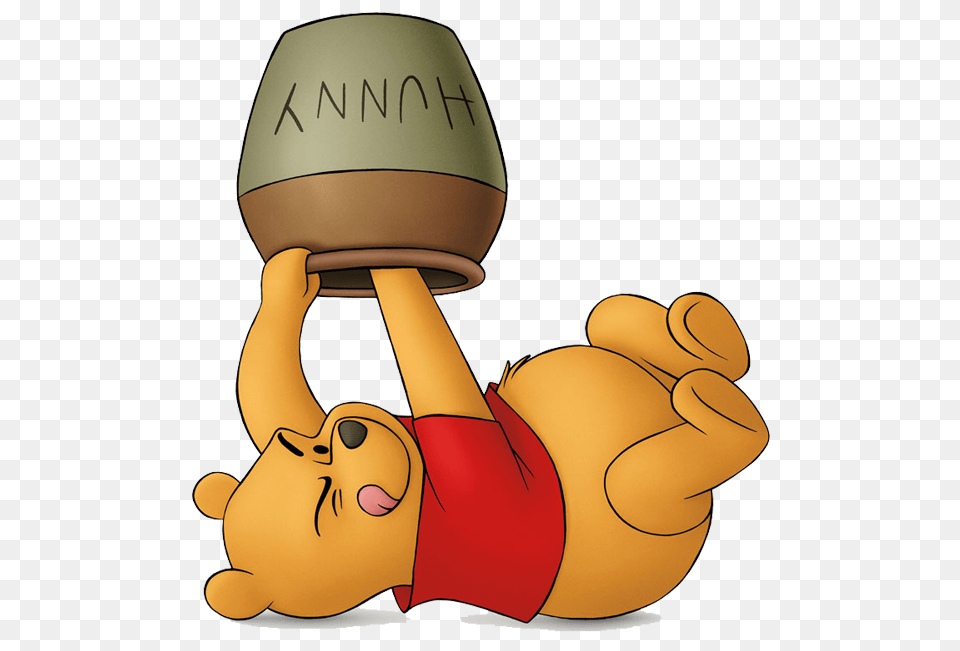 Winnie The Pooh Honey Pot Clip Art, Cartoon Png