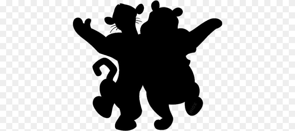 Winnie The Pooh Icons Any Day Spent With You Is My Favourite Day, Silhouette, Animal, Mammal, Pig Free Transparent Png
