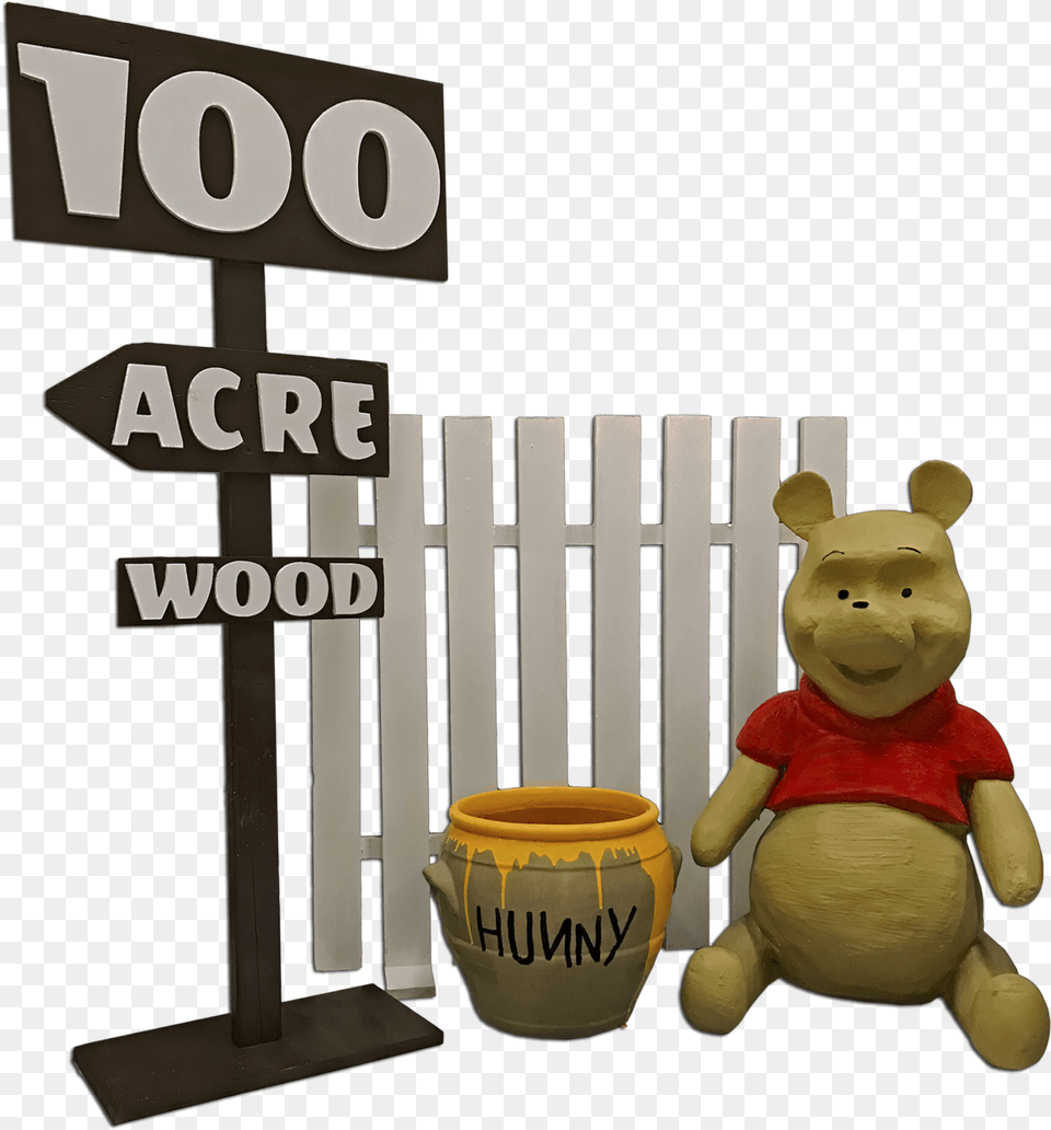 Winnie The Pooh Package A Winnie The Pooh Props, Fence, Plush, Toy, Teddy Bear Free Transparent Png
