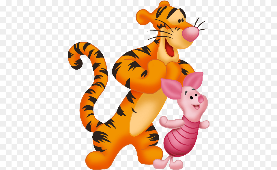 Winnie The Pooh Page12 Tiger And Piglets Winnie The Pooh, Baby, Person Free Png Download