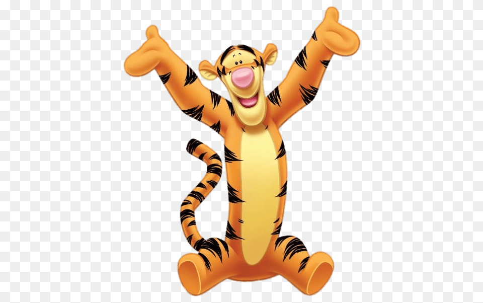 Winnie The Pooh Tigger Paws Up, Baby, Person, Cartoon Free Png