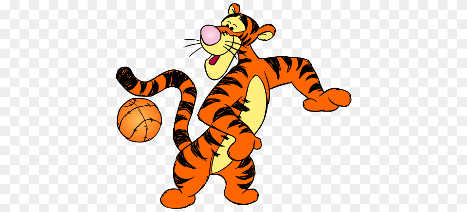 Winnie The Pooh Tigger With Ball Clip Art, Baby, Person, Face, Head Free Transparent Png