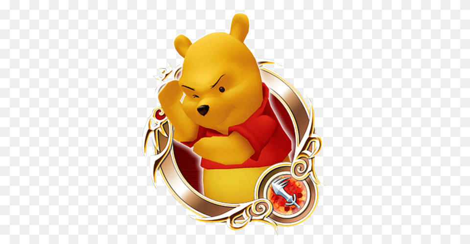 Winnie The Pooh Transparent 1612 Transparentpng Kingdom Hearts Timeless River Goofy, Gold Png Image