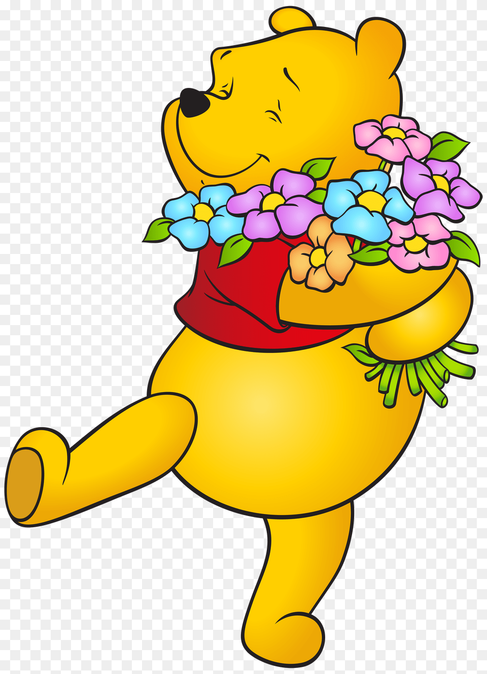 Winnie The Pooh Winnie The Pooh Gopher Eeyore Piglet, Art, Graphics, Cartoon, Flower Png Image