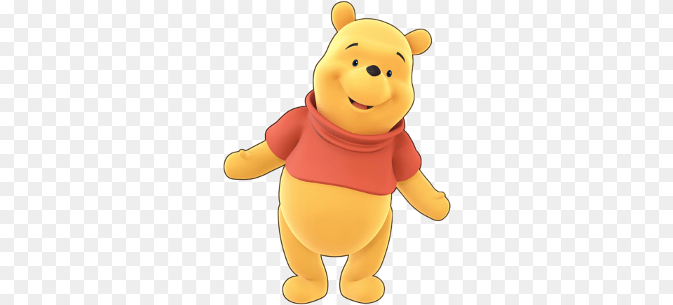 Winnie The Pooh Winnie The Pooh Kingdom Hearts Stuck, Plush, Toy, Baby, Person Png