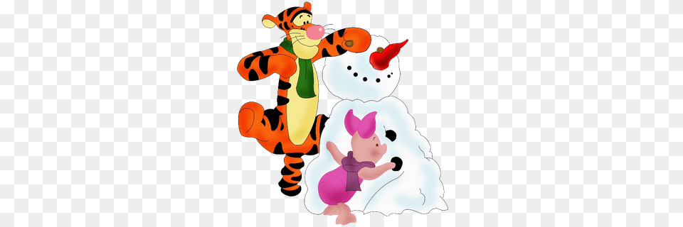 Winnie The Pooh Xmas, Nature, Outdoors, Winter, Snow Png Image