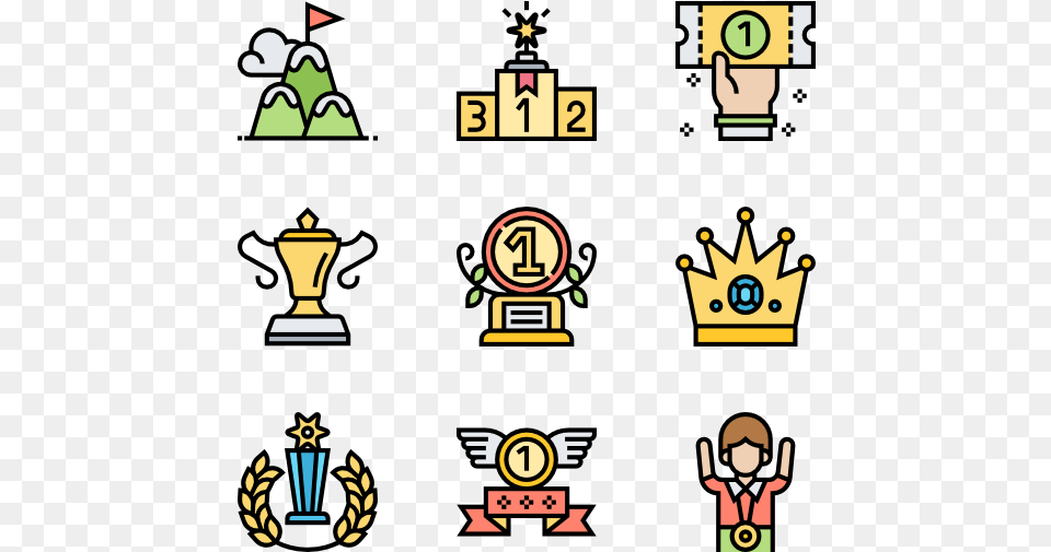 Winning Prize Icons, Person, Accessories, Face, Head Free Transparent Png