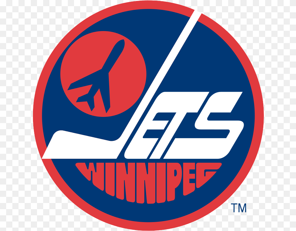 Winnipeg Jets Retro Logo, Disk Png Image