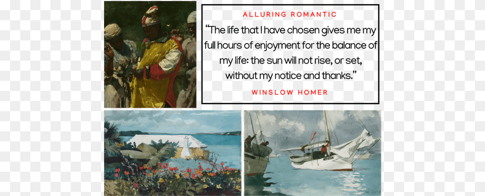 Winslow Homer Icanvas Flower Garden And Bungalow Bermuda 1899 Gallery, Painting, Art, Boat, Vehicle Free Png