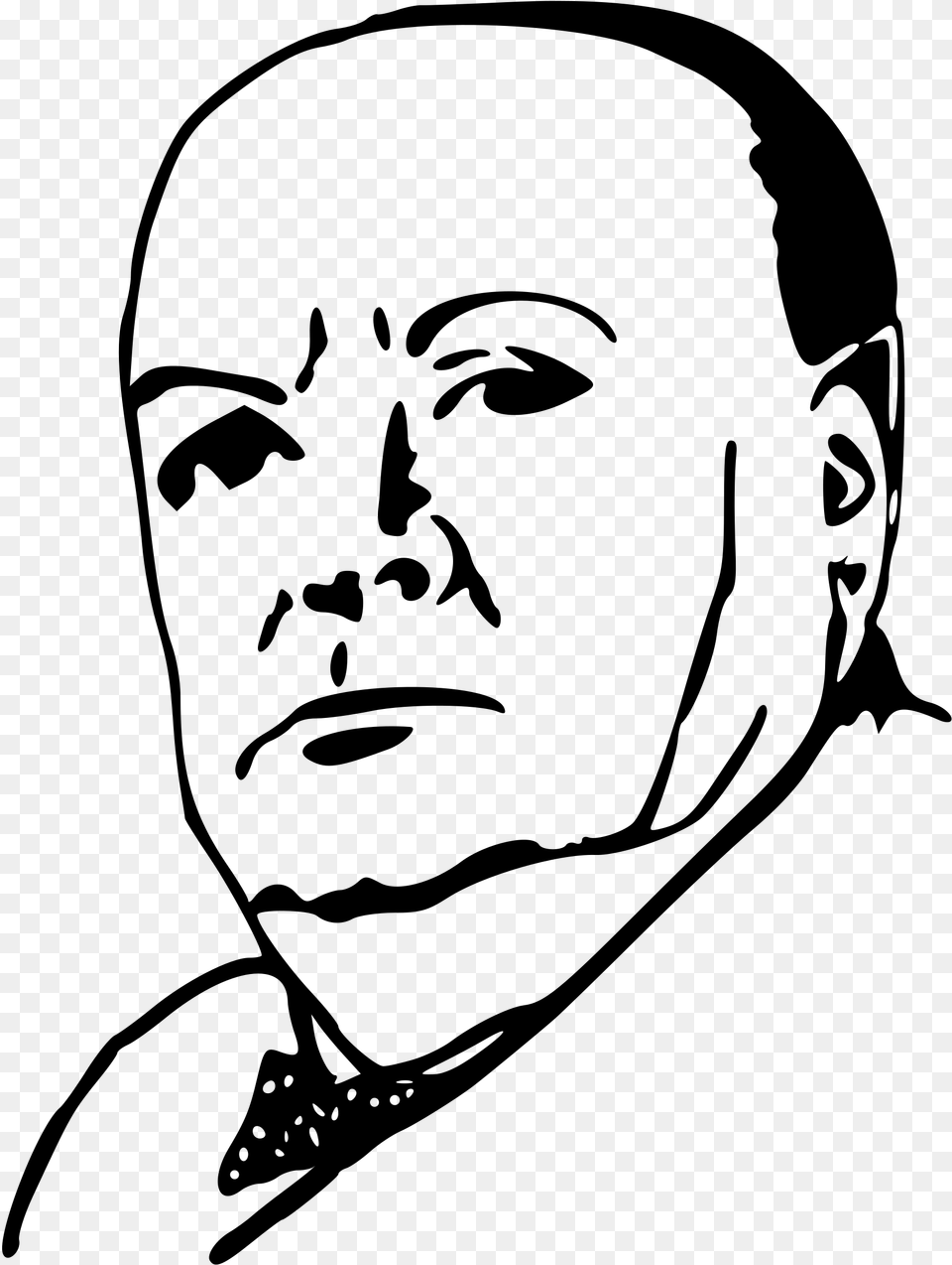 Winston Churchill Icons, Gray Free Png