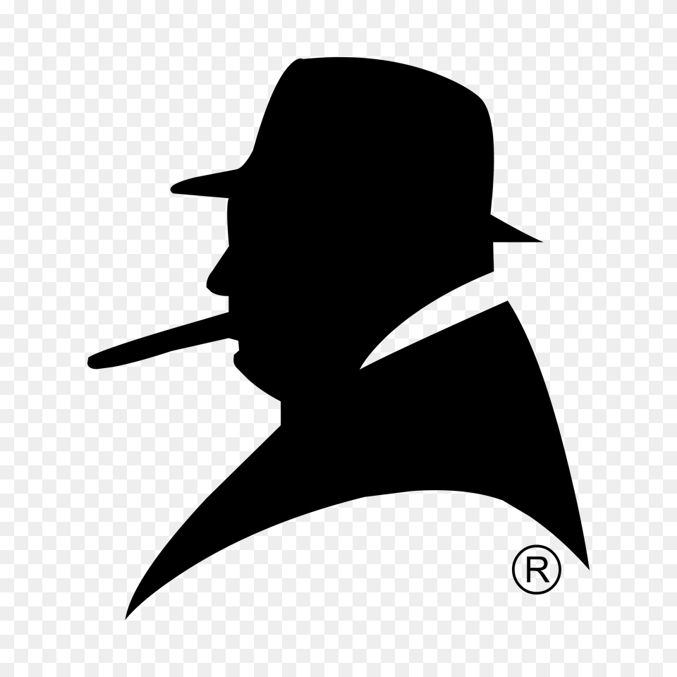 Winston Churchill Logo Transparent Vector, Gray Png Image