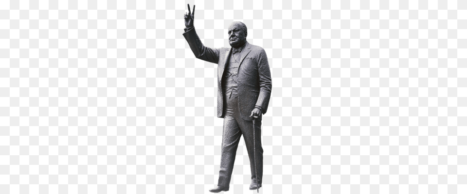 Winston Churchill Statue, Suit, Clothing, Formal Wear, Person Free Png