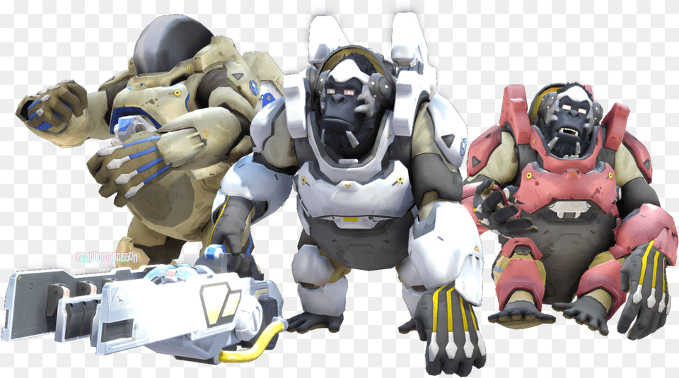Winston Overwatch 3d Model, Robot, Baby, Clothing, Glove Png