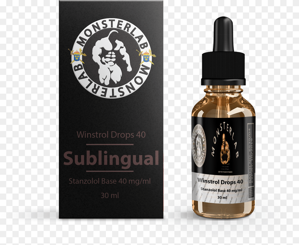 Winstrol Base Monsterlab Steroids Dianabol Liquid Drops, Bottle, Aftershave, Cosmetics, Perfume Png Image