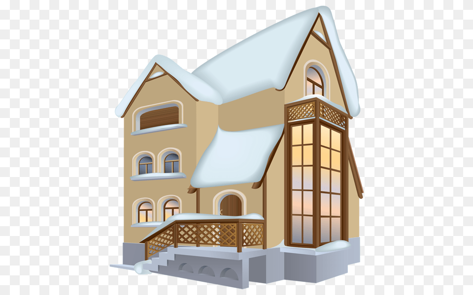 Winter, Architecture, Housing, House, Cottage Free Png Download