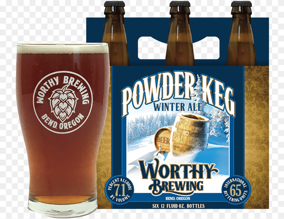 Winter Ale Powder Beer, Alcohol, Beverage, Glass, Lager Free Transparent Png