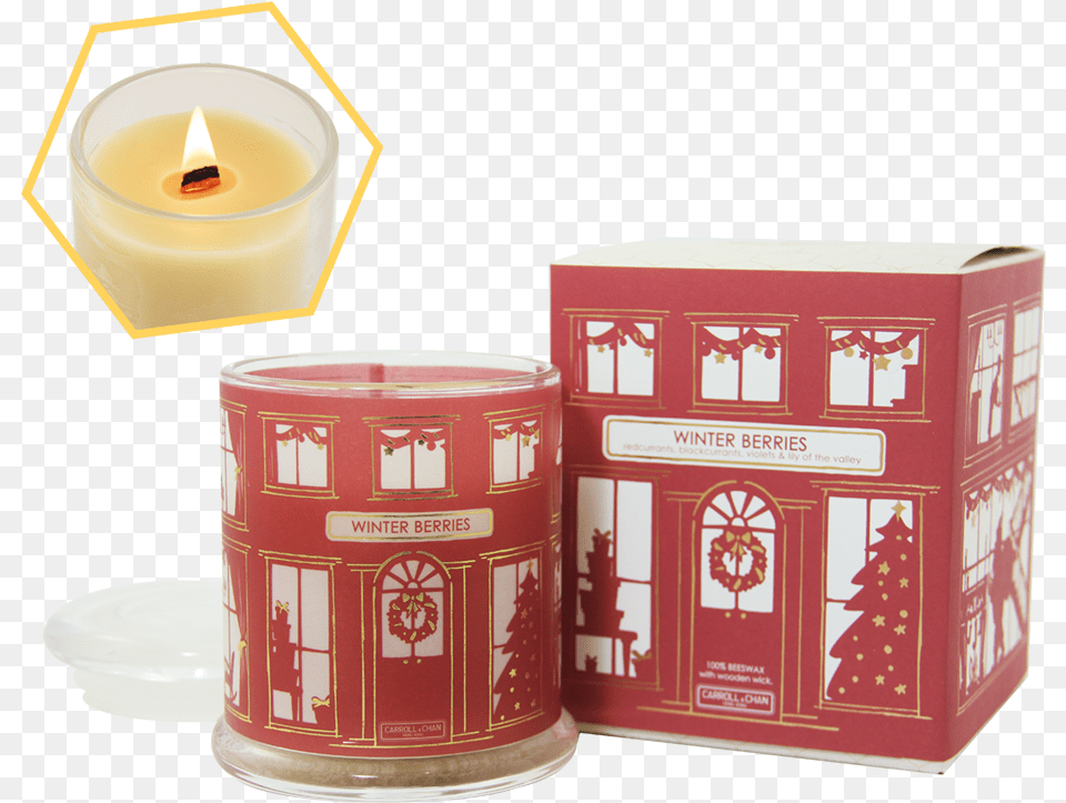 Winter Berries Christmas Candle Candle, Can, Tin Free Png Download