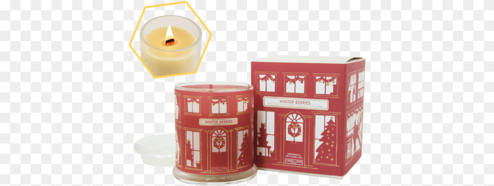 Winter Berries Christmas Candle Candle, Can, Tin Png Image