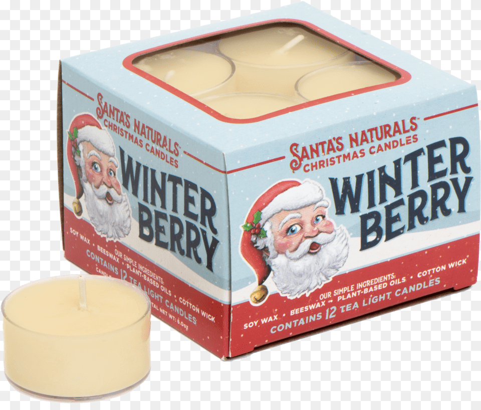 Winter Berry Tea Light Christmas Candles, Baby, Person, Face, Head Png Image