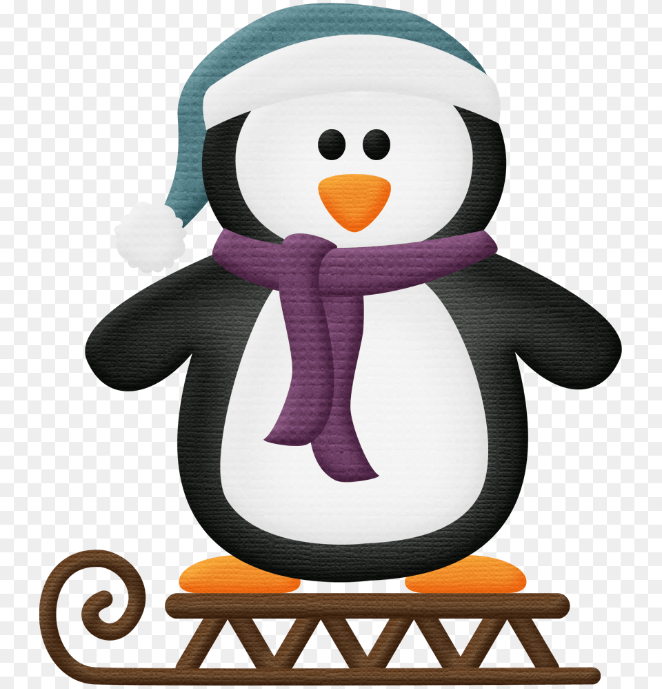 Winter Clip Art Image Black, Nature, Outdoors, Snow, Snowman Free Png Download