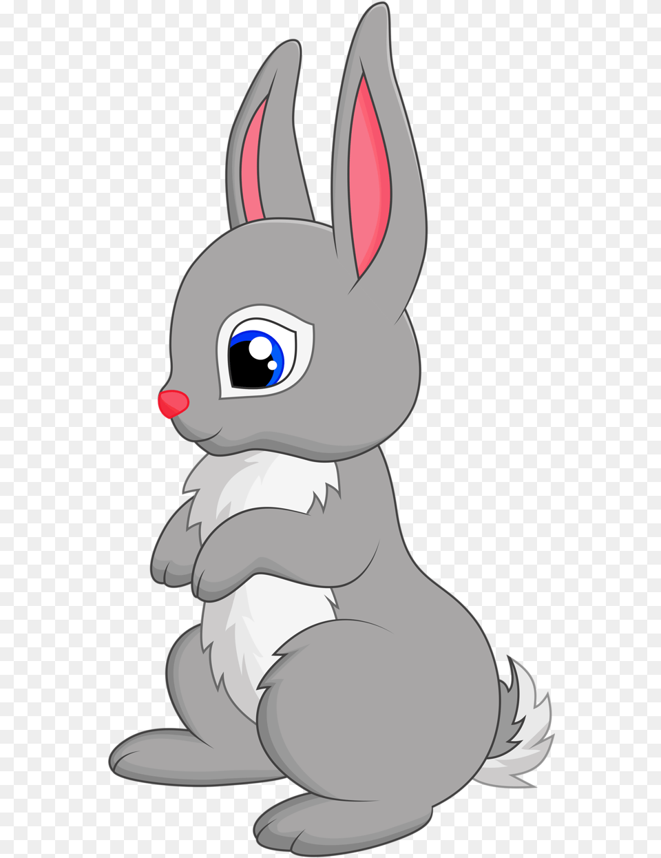 Winter Clipart Bunny Cartoon Bunny, Animal, Mammal, Rabbit, Nature Free Png