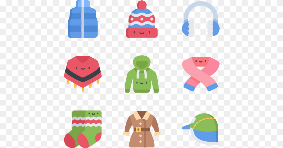 Winter Clothes Clip Art, Baby, Person, Clothing, Coat Free Png Download