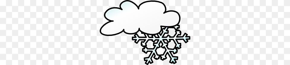 Winter Cloud Snow Flake Clip Art, Nature, Outdoors, Snowflake, Ammunition Free Transparent Png