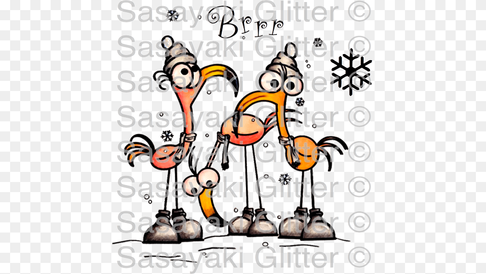 Winter Flamingos Set Digital Stamp Set, Art, Graphics, Chandelier, Lamp Free Transparent Png