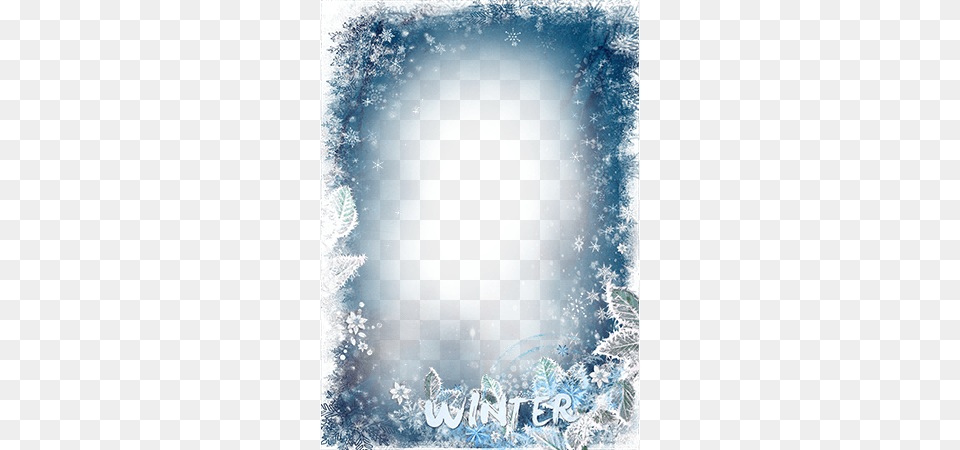 Winter Frost On Your Window Zimnie Ramki Dlya Fotoshopa, Weather, Outdoors, Nature, Ice Png Image