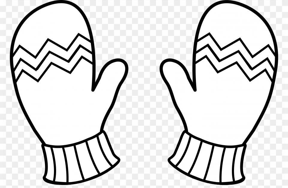 Winter Fun Clip Art, Clothing, Glove, Stencil Png