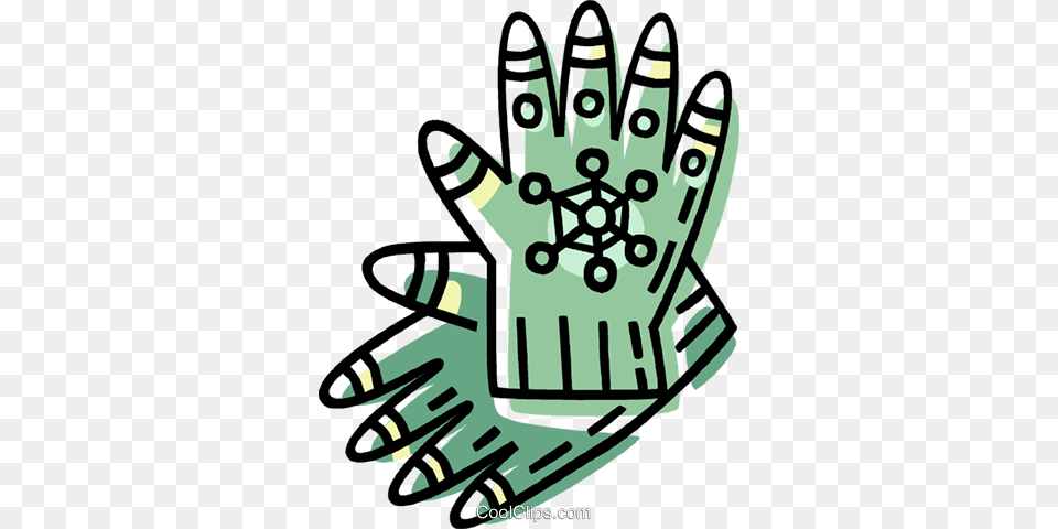 Winter Gloves Royalty Vector Clip Art Illustration, Clothing, Glove, Device, Grass Free Png Download