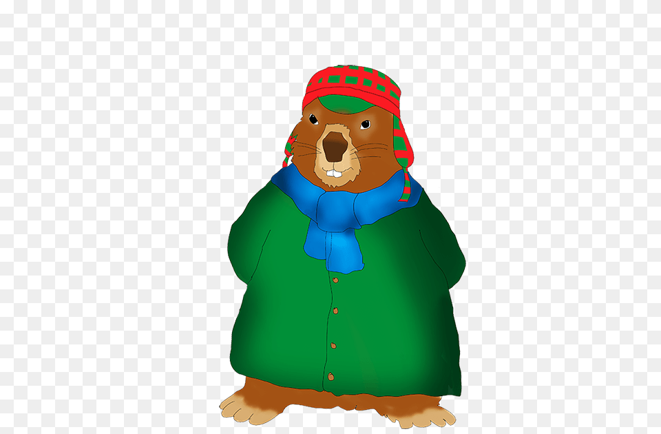 Winter Groundhog Cliparts, Clothing, Coat, Baby, Person Png Image